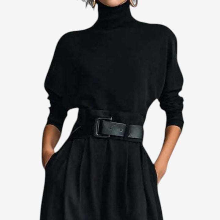 Doris | Elegancki kombinezon z wysokim kołnierzem