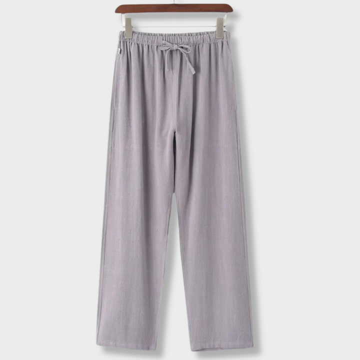 Łukasz - Spodnie lniane