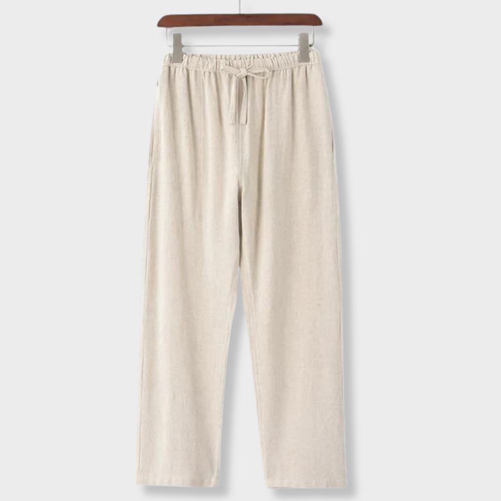 Łukasz - Spodnie lniane