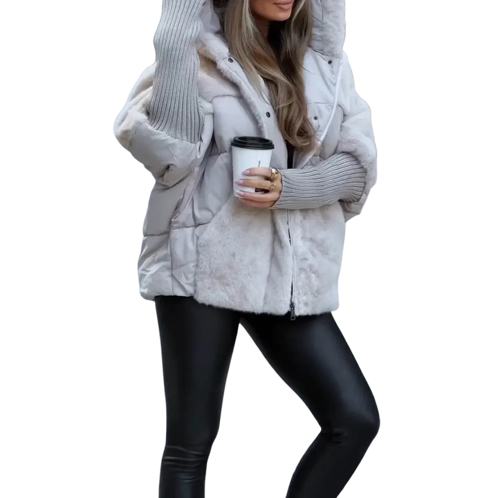 Lena - Stylowa kurtka puchowa z kapturem