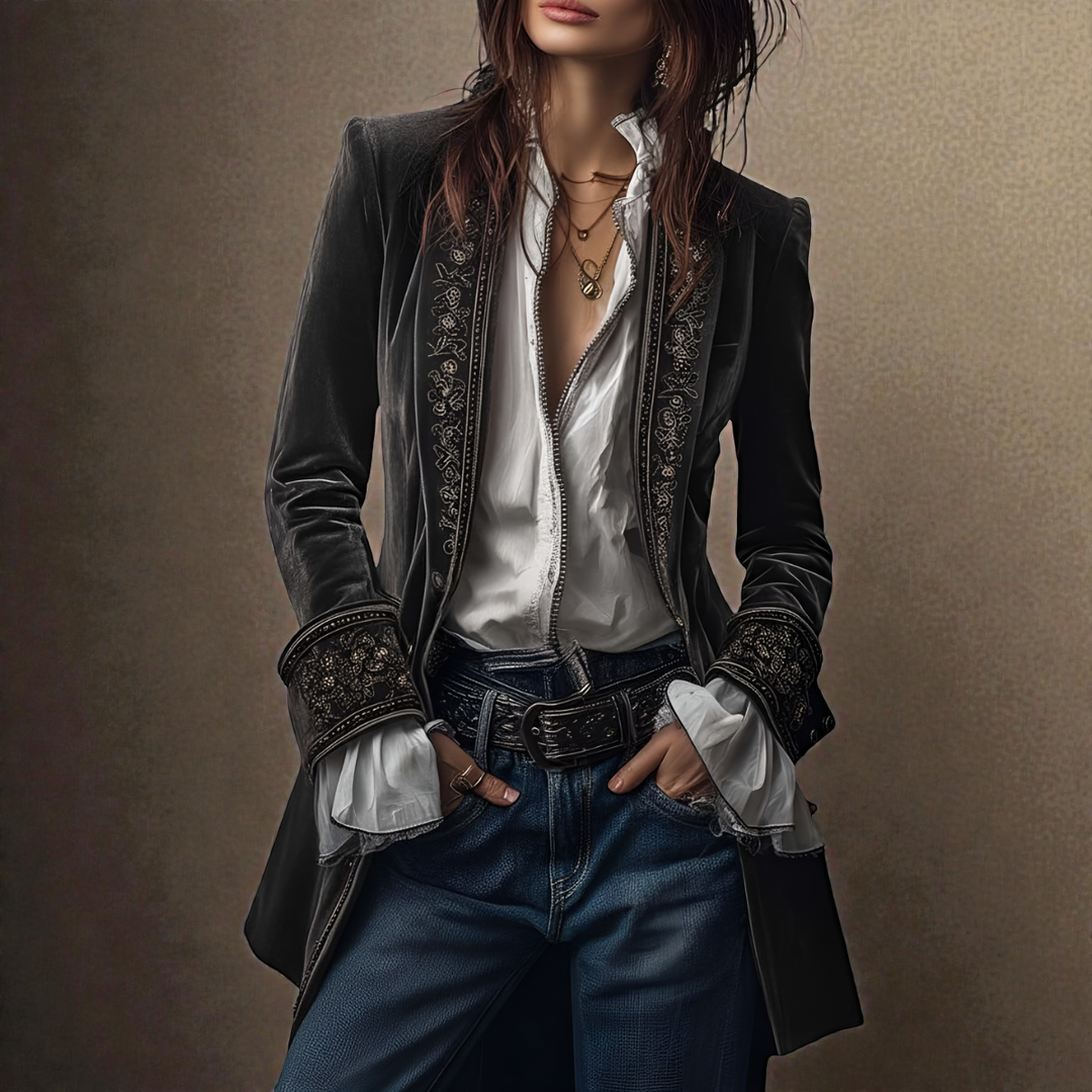 Świeboda – damski elegancki żakiet w stylu vintage