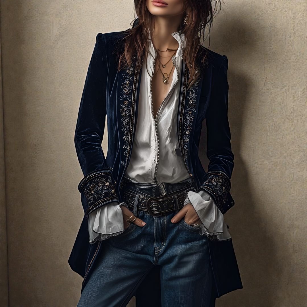 Świeboda – damski elegancki żakiet w stylu vintage