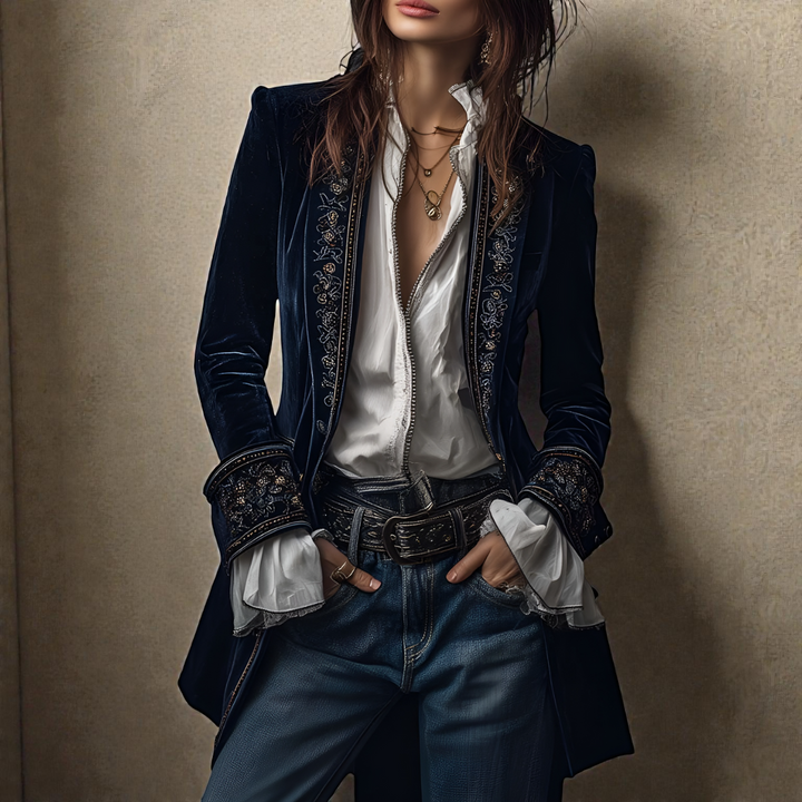 Świeboda – damski elegancki żakiet w stylu vintage