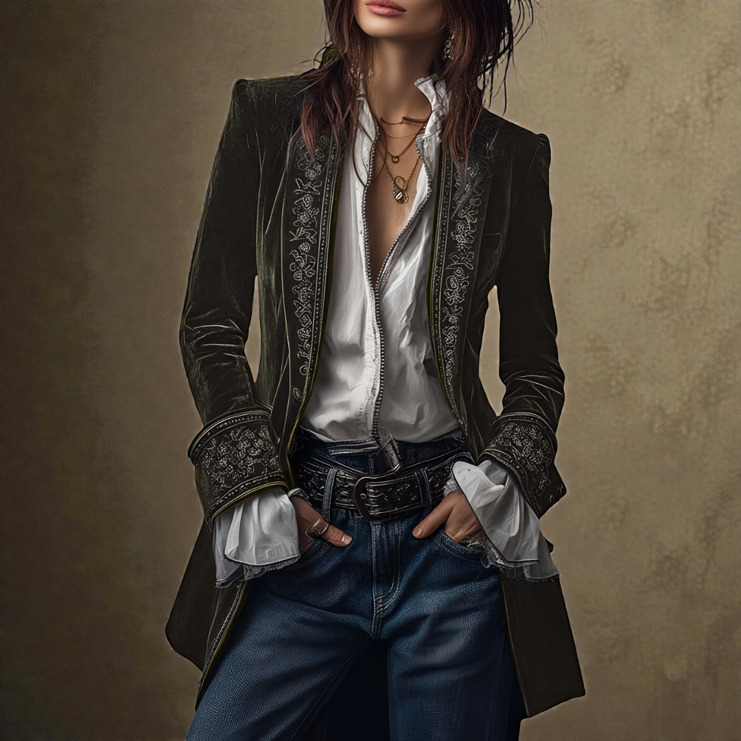 Świeboda – damski elegancki żakiet w stylu vintage