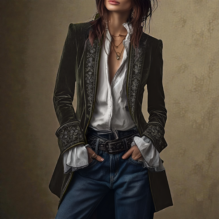 Świeboda – damski elegancki żakiet w stylu vintage