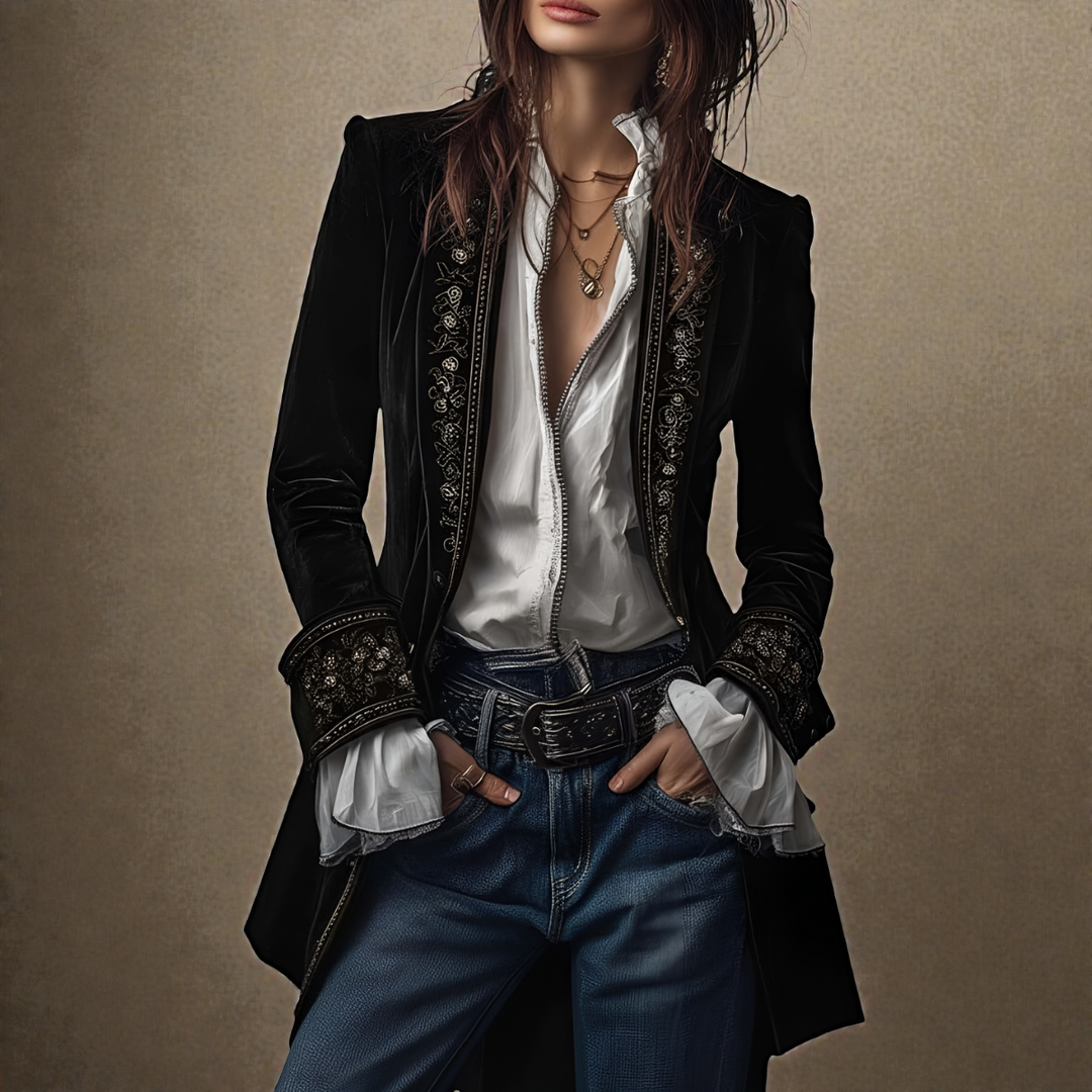 Świeboda – damski elegancki żakiet w stylu vintage