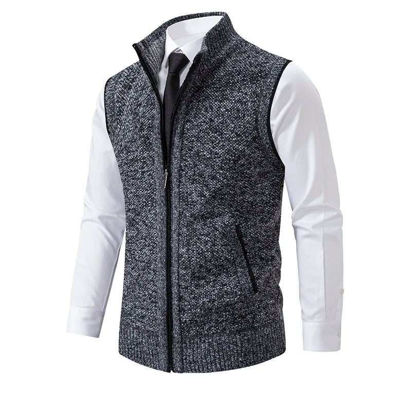 Kamil™ | Stylowy Gilet z Pełnym Zamkiem