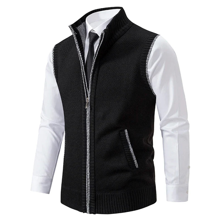 Kamil™ | Stylowy Gilet z Pełnym Zamkiem