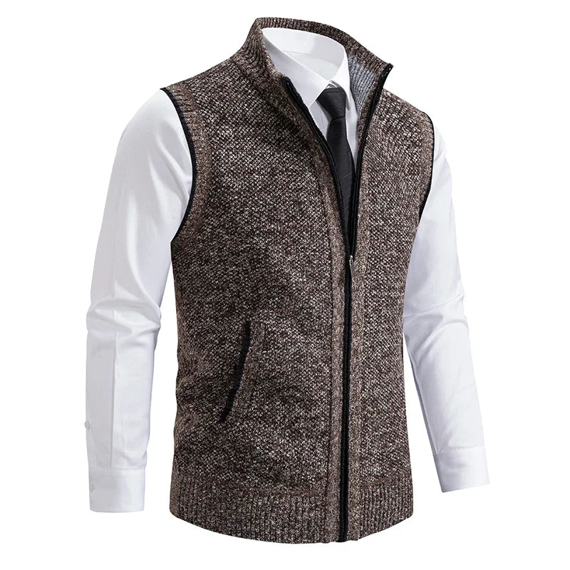 Kamil™ | Stylowy Gilet z Pełnym Zamkiem