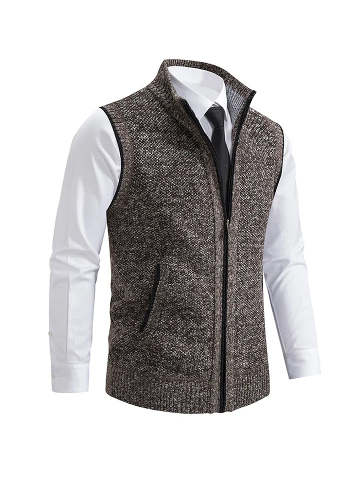 Kamil™ | Stylowy Gilet z Pełnym Zamkiem