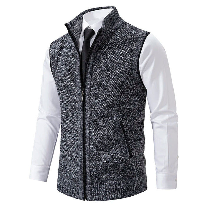Kamil™ | Stylowy Gilet z Pełnym Zamkiem