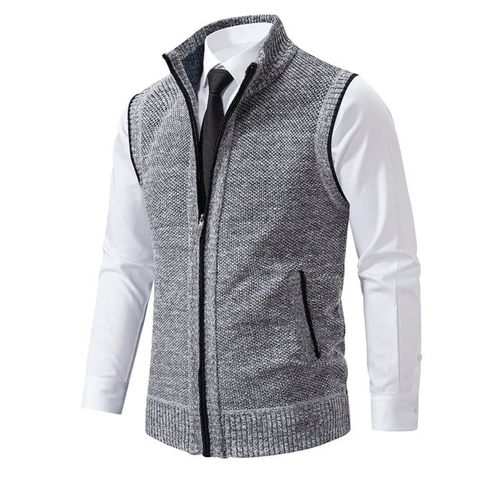 Kamil™ | Stylowy Gilet z Pełnym Zamkiem
