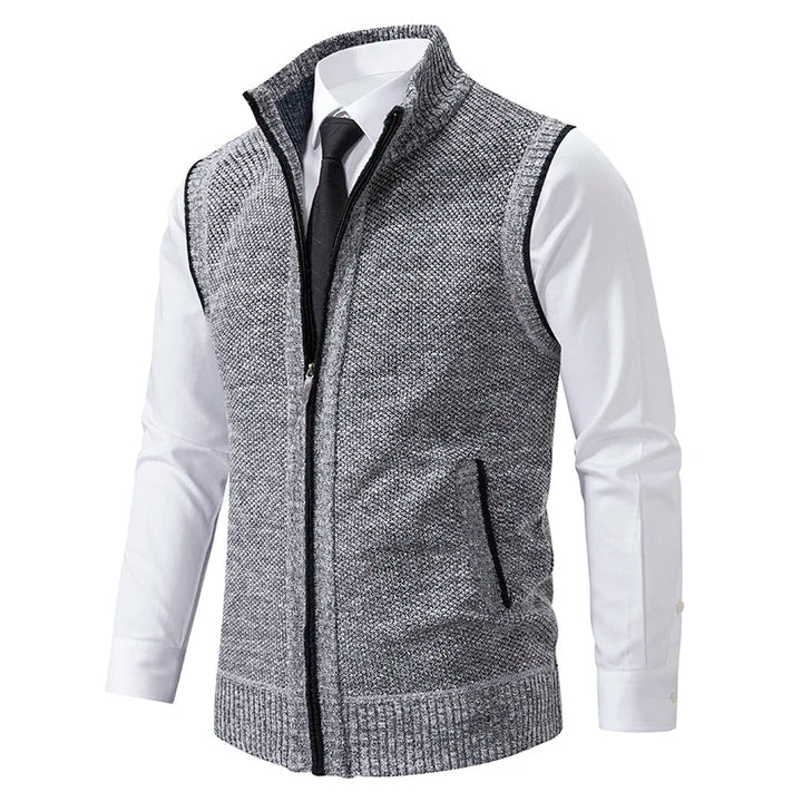 Kamil™ | Stylowy Gilet z Pełnym Zamkiem