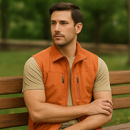 Yaromir – Oddychająca kamizelka cargo z wieloma kieszeniami